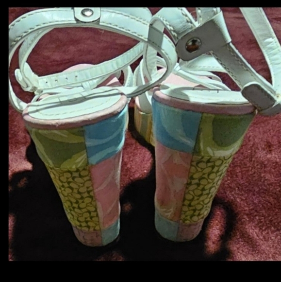 Coach leather wedges - Picture 2 of 12